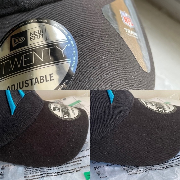 NFL Carolina Panthers Football On Field Apparel XL T-Shirt & New Era Hat Set - Picture 11 of 14